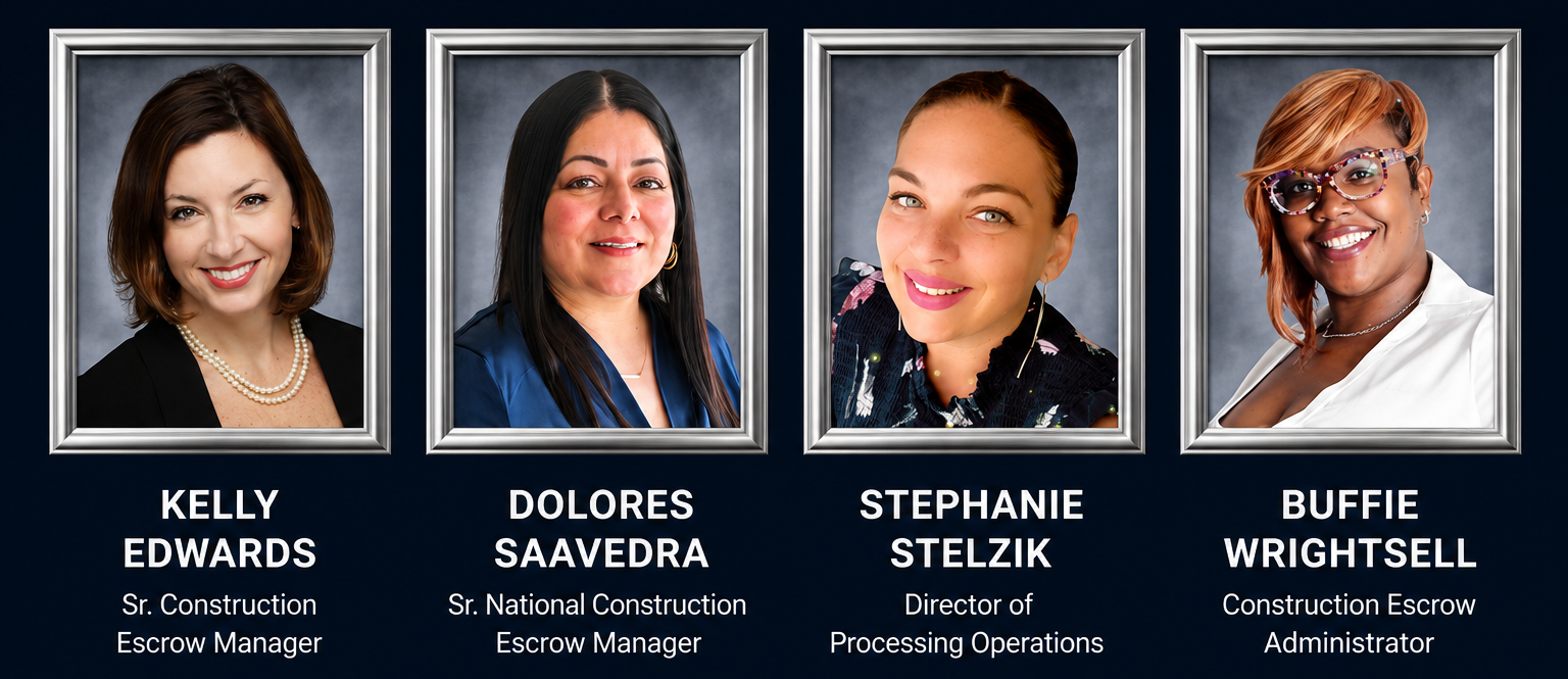 Proper Title construction escrow team